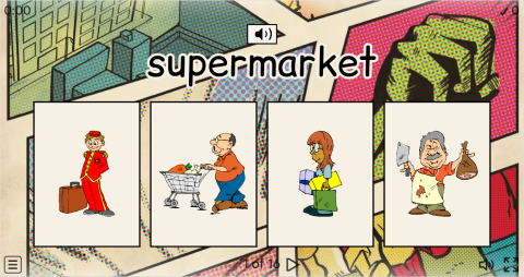 Places In A City ESL Interactive Vocabulary Quiz