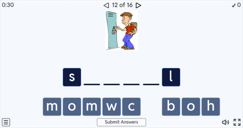 Places In A City Interactive Spell The Word Worksheet