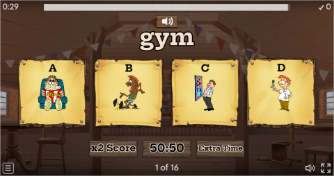 Places In A City ESL Interactive Vocabulary Quiz Show