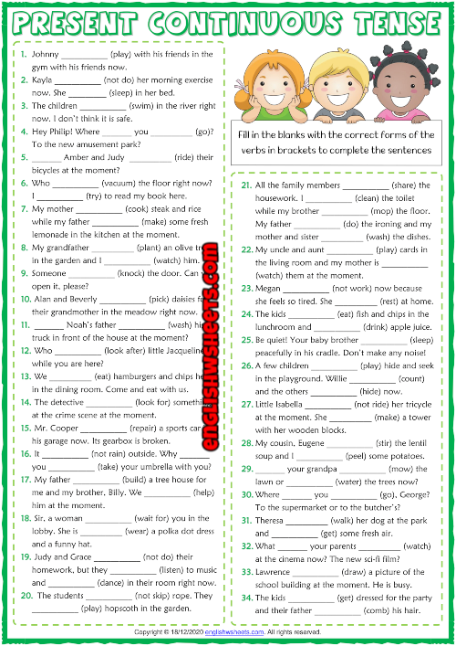 present-continuous-tense-english-worksheet-for-class-5