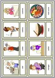 Restaurant ESL Printable Vocabulary Learning Cards