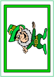 St. Patrick's Day ESL Printable Flashcards Without Words