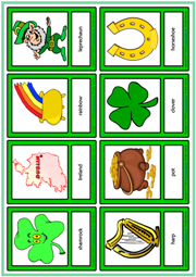 St. Patrick's Day ESL Printable Vocabulary Learning Cards