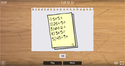 School Subjects ESL Interactive Vocabulary Flashcards