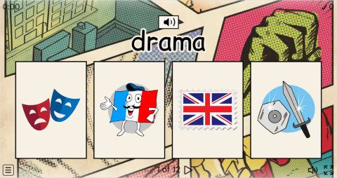 School Subjects ESL Interactive Vocabulary Quiz