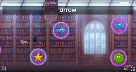 Shapes ESL Vocabulary Airplane Game