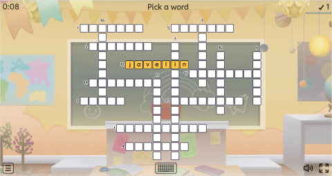 Sports Vocabulary ESL Interactive Crossword Puzzle