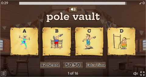 Sports ESL Interactive Vocabulary Quiz Show