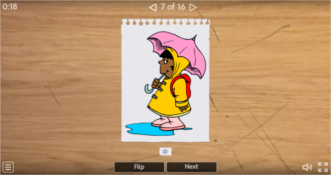 Spring ESL Interactive Vocabulary Flashcards