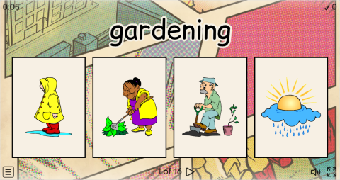 Spring ESL Interactive Vocabulary Quiz