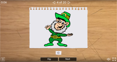 St. Patrick's Day ESL Interactive Vocabulary Flashcards