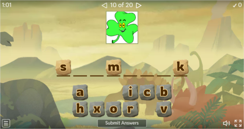 St. Patrick's Day Interactive Spell The Word Worksheet