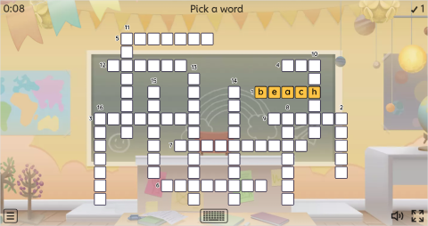 Summer ESL Interactive Crossword Puzzle