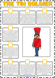 The Tin Soldier ESL Sequencing the Story Worksheet