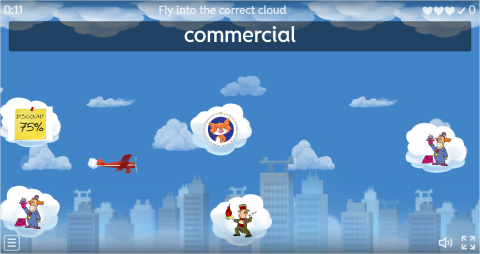 TV Programmes ESL Vocabulary Airplane Game