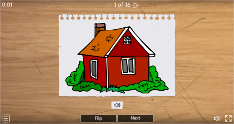 Types of Houses ESL Interactive Vocabulary Flashcards