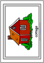 Types of Houses ESL Printable Flashcards With Words