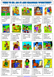 Verb To Be : Am Is Are ESL Exercises Worksheet for Kids