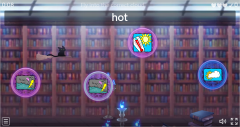 Weather Conditions ESL Vocabulary Airplane Game